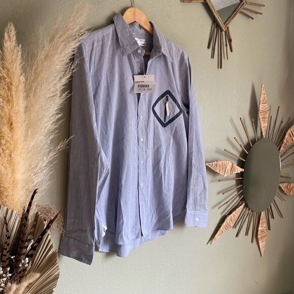 Cream Soda men’s striped button up - Picture 2 of 7